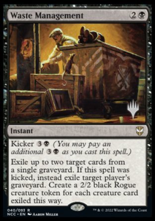 Waste Management (Promo Pack) [Streets of New Capenna Commander Promos] | Good Games Morley
