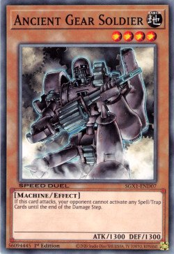 Ancient Gear Soldier [SGX1-END07] Common | Good Games Morley
