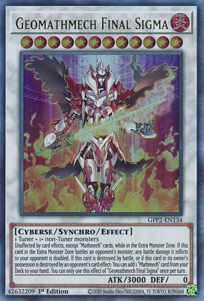 Geomathmech Final Sigma [GFP2-EN134] Ultra Rare | Good Games Morley