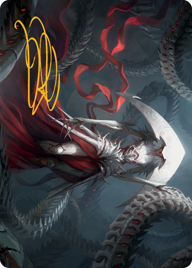 Elesh Norn Art Card (Gold-Stamped Signature) [March of the Machine Art Series] | Good Games Morley