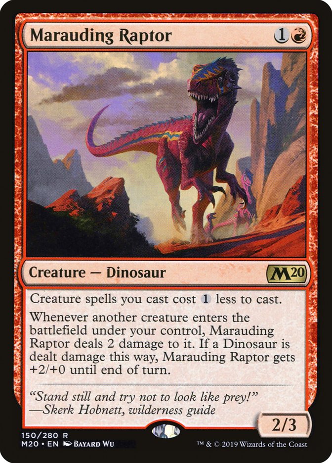 Marauding Raptor [Core Set 2020] | Good Games Morley