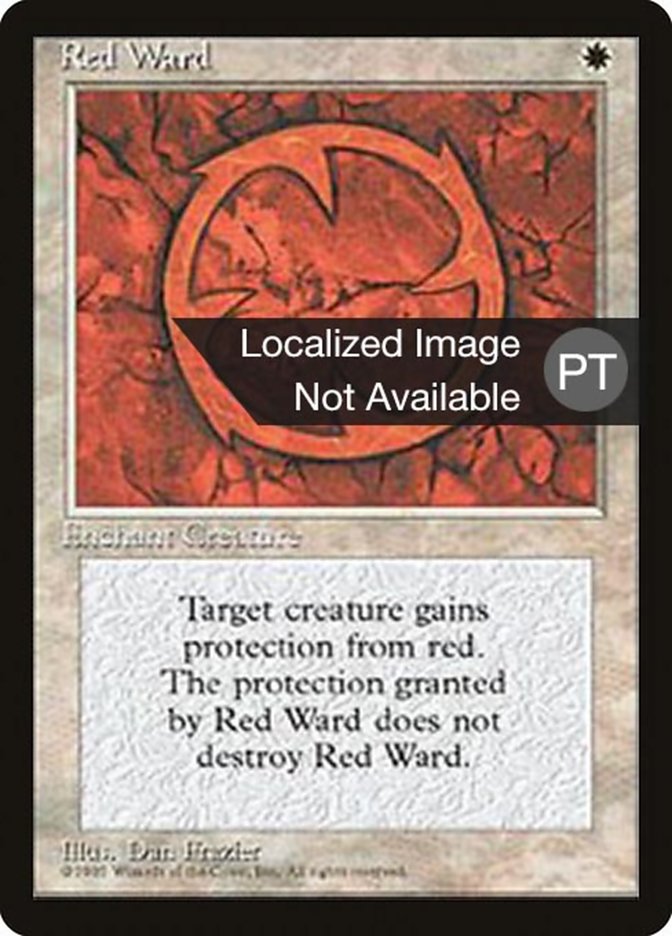 Red Ward [Fourth Edition (Foreign Black Border)] | Good Games Morley