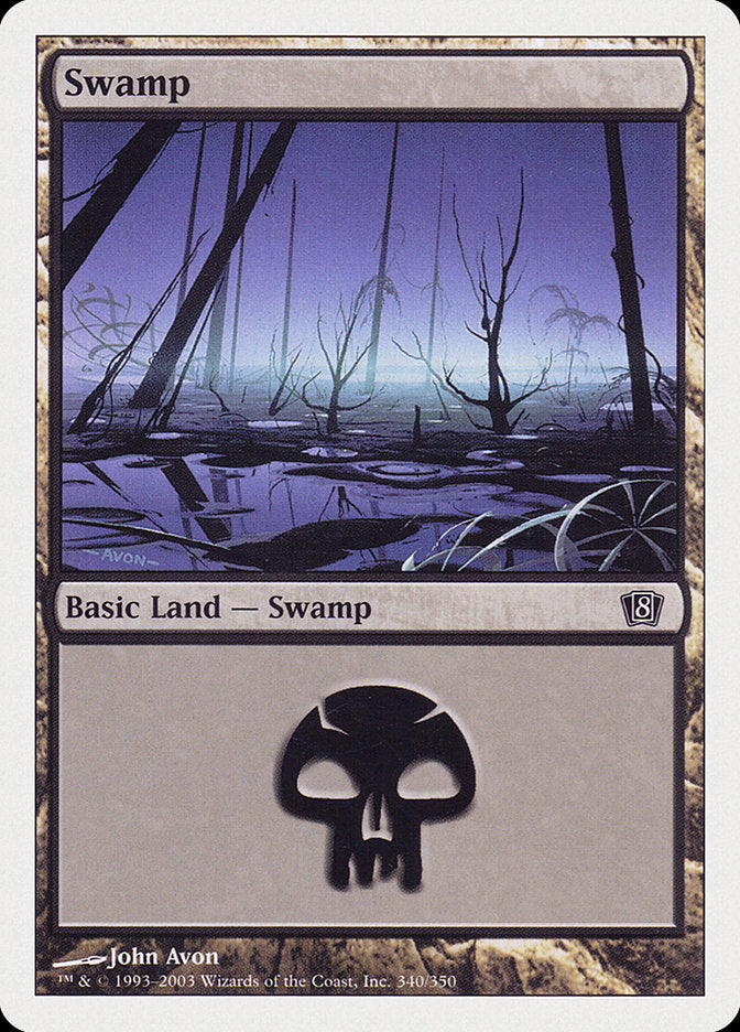 Swamp (340) [Eighth Edition] | Good Games Morley
