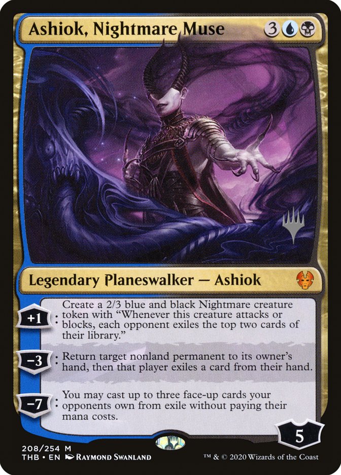 Ashiok, Nightmare Muse (Promo Pack) [Theros Beyond Death Promos] | Good Games Morley