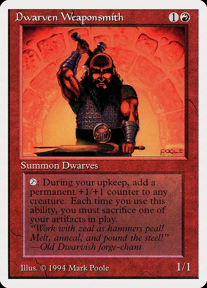 Dwarven Weaponsmith [Summer Magic / Edgar] | Good Games Morley