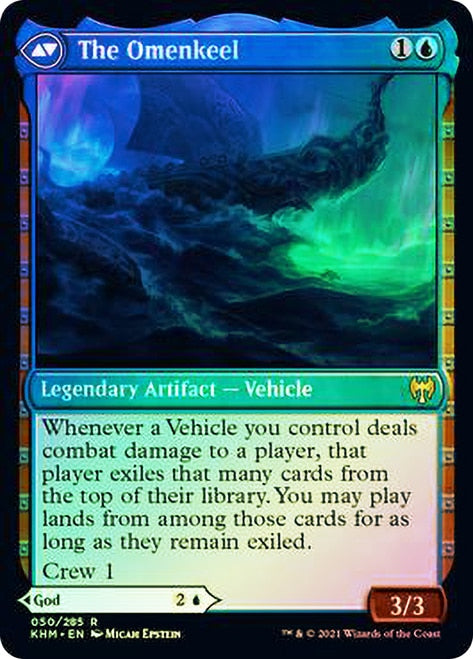 Cosima, God of the Voyage // The Omenkeel [Kaldheim Prerelease Promos] | Good Games Morley