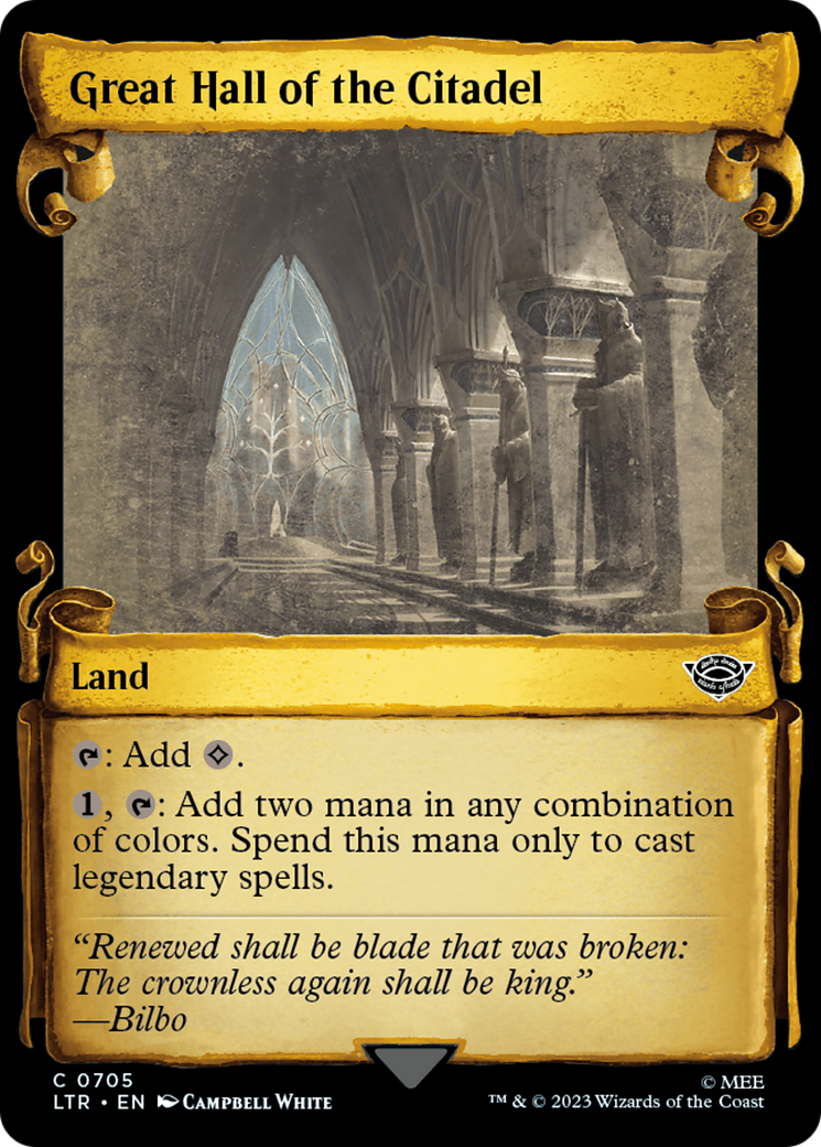 Great Hall of the Citadel [The Lord of the Rings: Tales of Middle-Earth Showcase Scrolls] | Good Games Morley