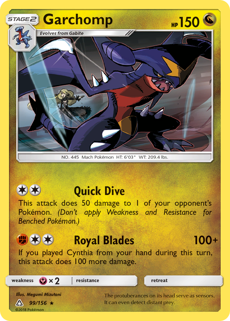Garchomp (99/156) [Sun & Moon: Ultra Prism] | Good Games Morley