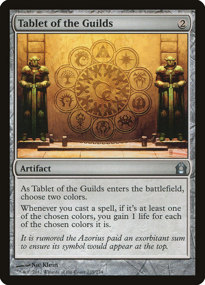 Tablet of the Guilds [Return to Ravnica] | Good Games Morley