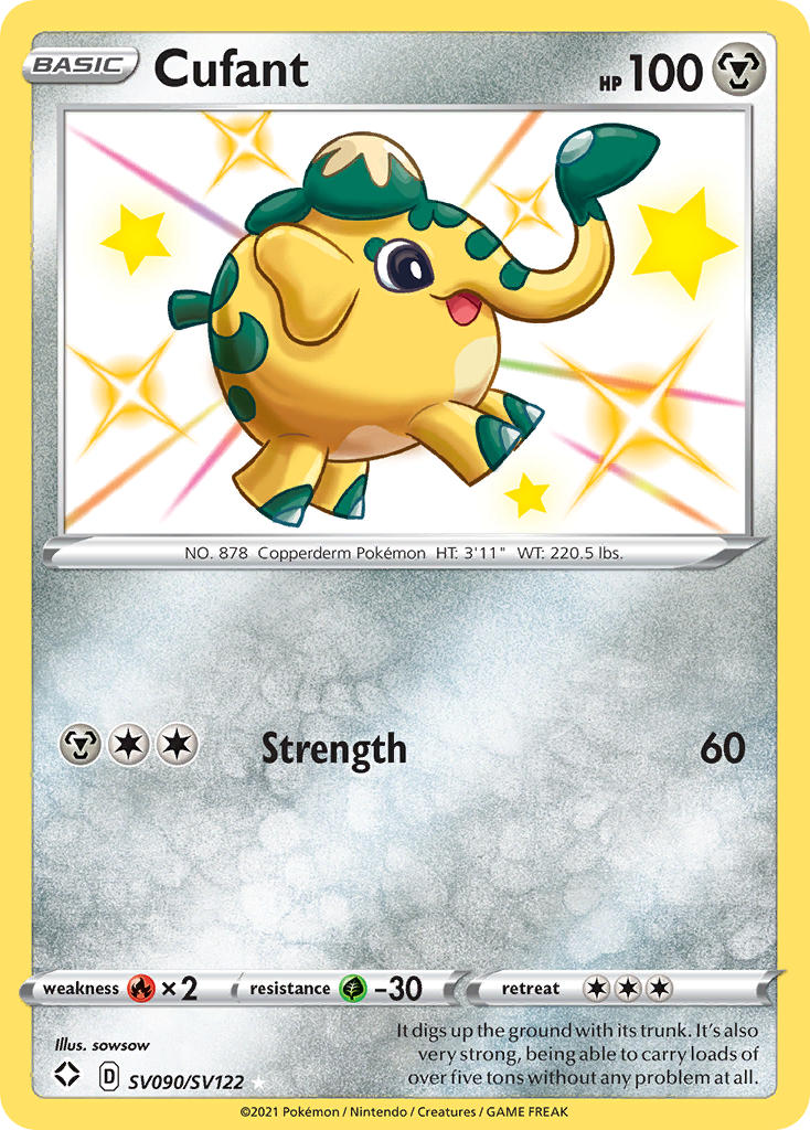 Cufant (SV090/SV122) [Sword & Shield: Shining Fates] | Good Games Morley