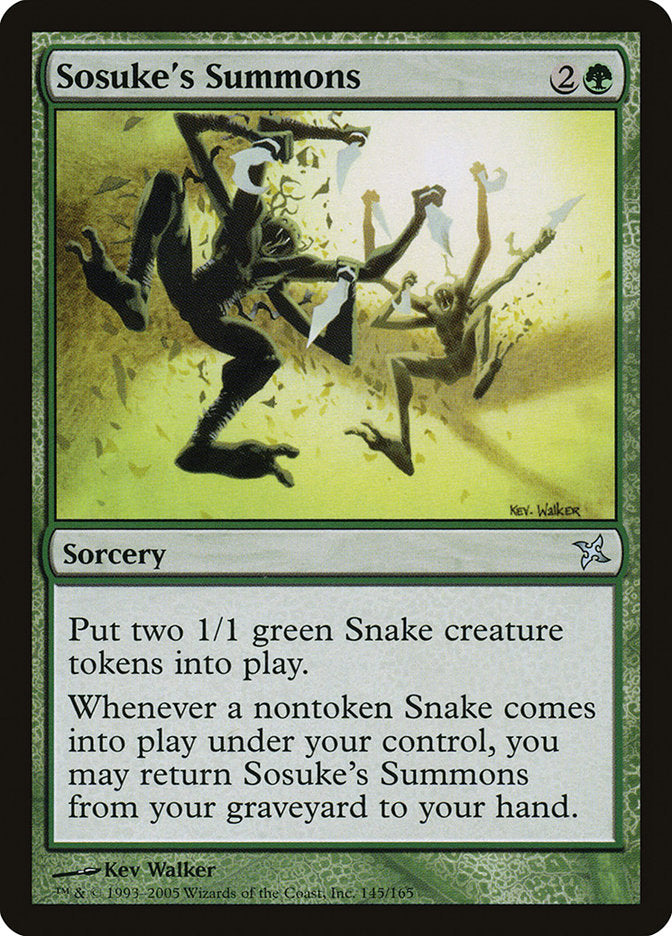 Sosuke's Summons [Betrayers of Kamigawa] | Good Games Morley