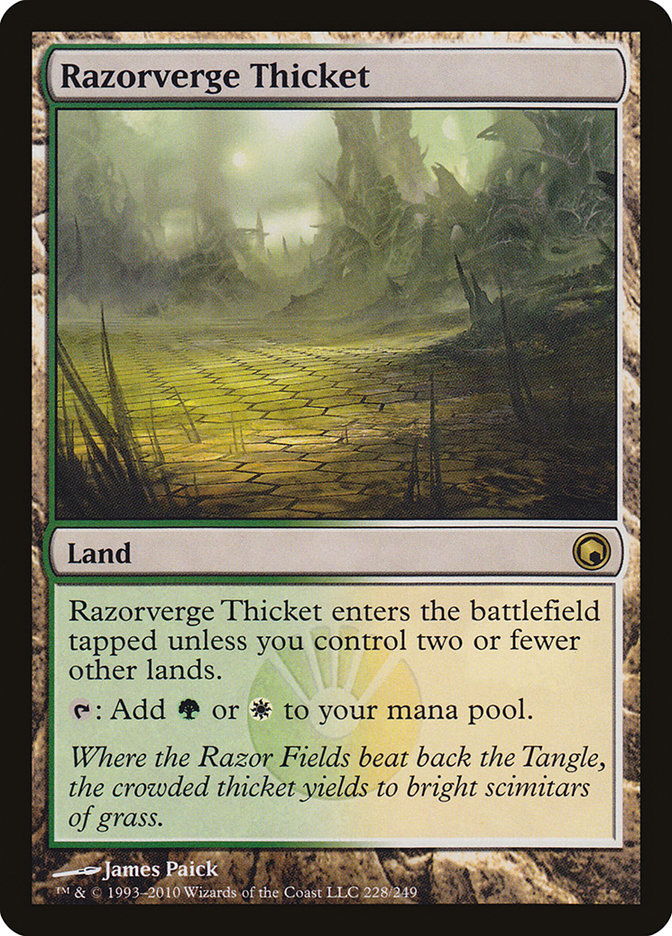 Razorverge Thicket [Scars of Mirrodin] | Good Games Morley