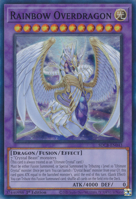 Rainbow Overdragon [SDCB-EN043] Super Rare | Good Games Morley