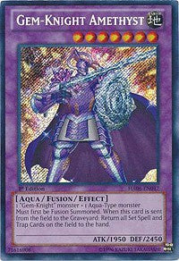 Gem-Knight Amethyst [HA06-EN047] Secret Rare | Good Games Morley