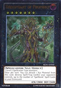 Hierophant of Prophecy (UTR) [REDU-EN045] Ultimate Rare | Good Games Morley