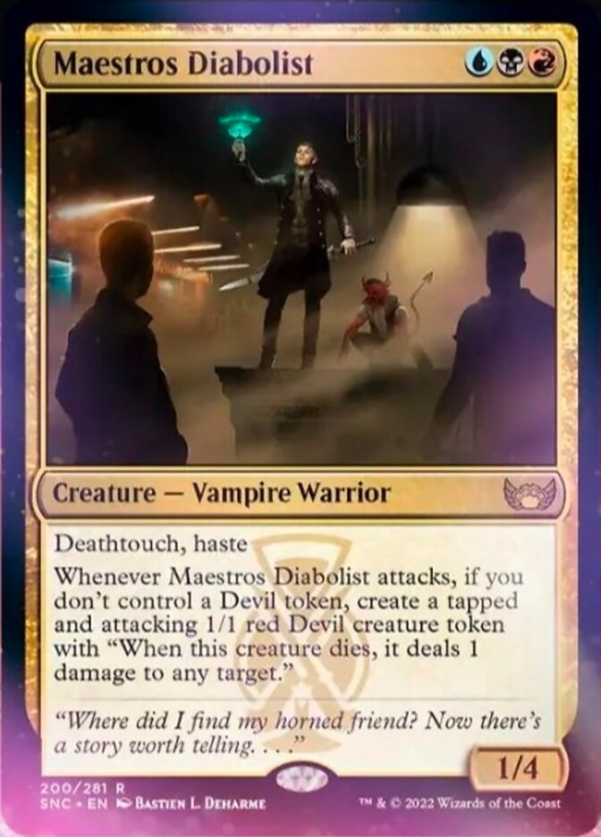 Maestros Diabolist [Streets of New Capenna] | Good Games Morley