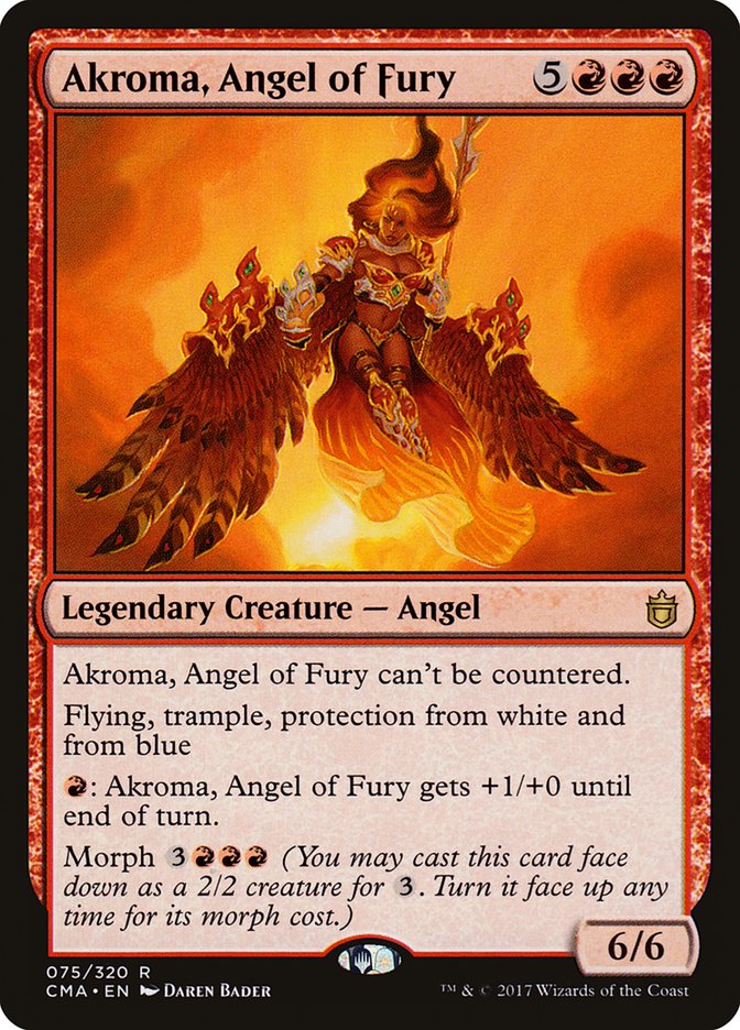 Akroma, Angel of Fury [Commander Anthology] | Good Games Morley