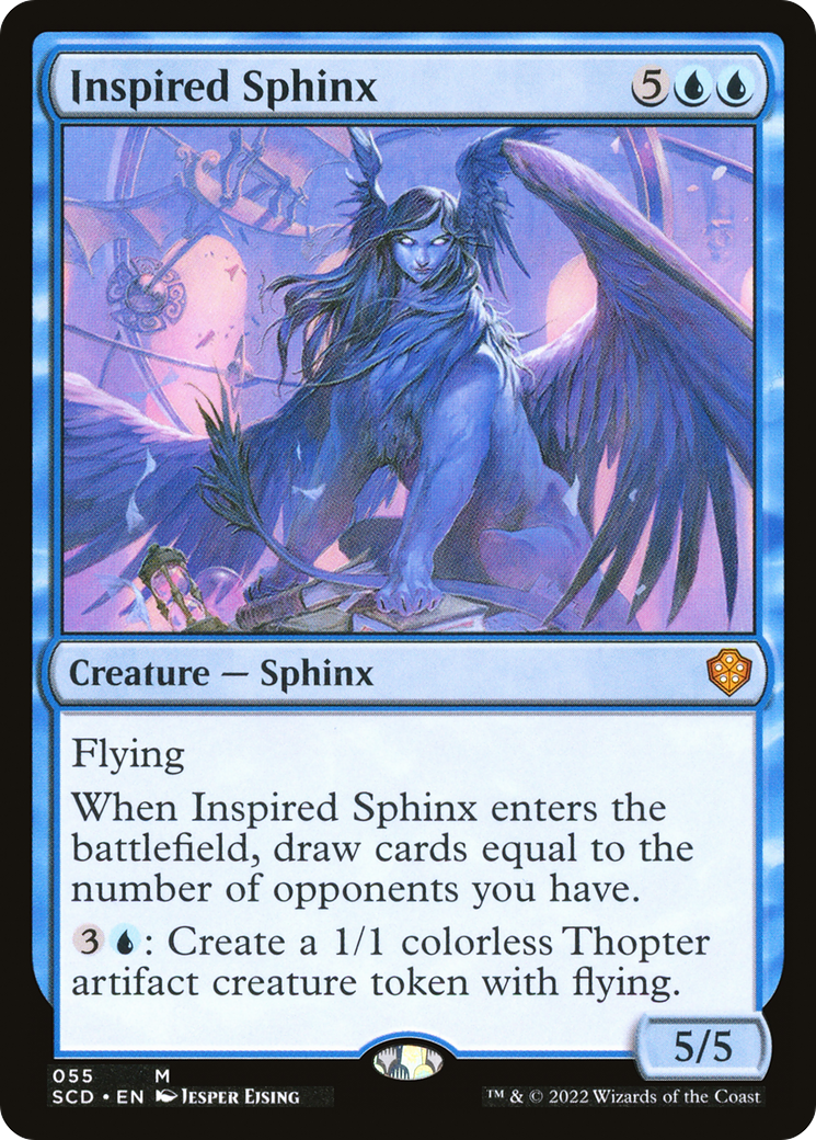 Inspired Sphinx [Starter Commander Decks] | Good Games Morley