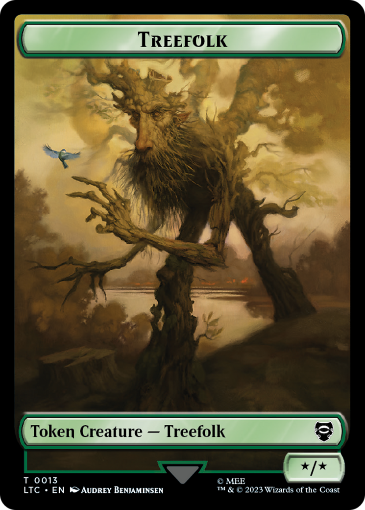 Treefolk // Food Token [The Lord of the Rings: Tales of Middle-Earth Commander Tokens] | Good Games Morley