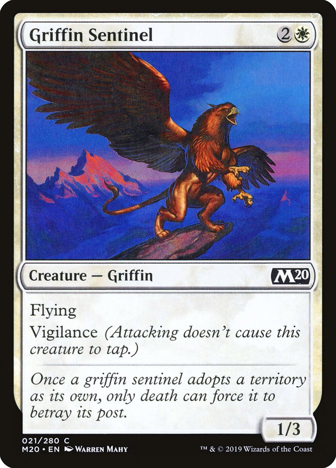 Griffin Sentinel [Core Set 2020] | Good Games Morley