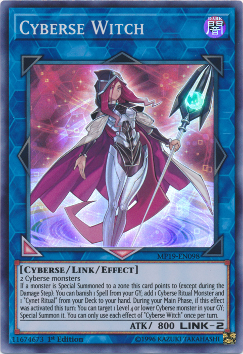 Cyberse Witch [MP19-EN098] Super Rare | Good Games Morley