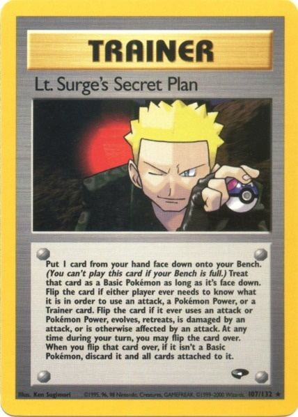 Lt. Surge's Secret Plan (107/132) [Gym Challenge Unlimited] | Good Games Morley