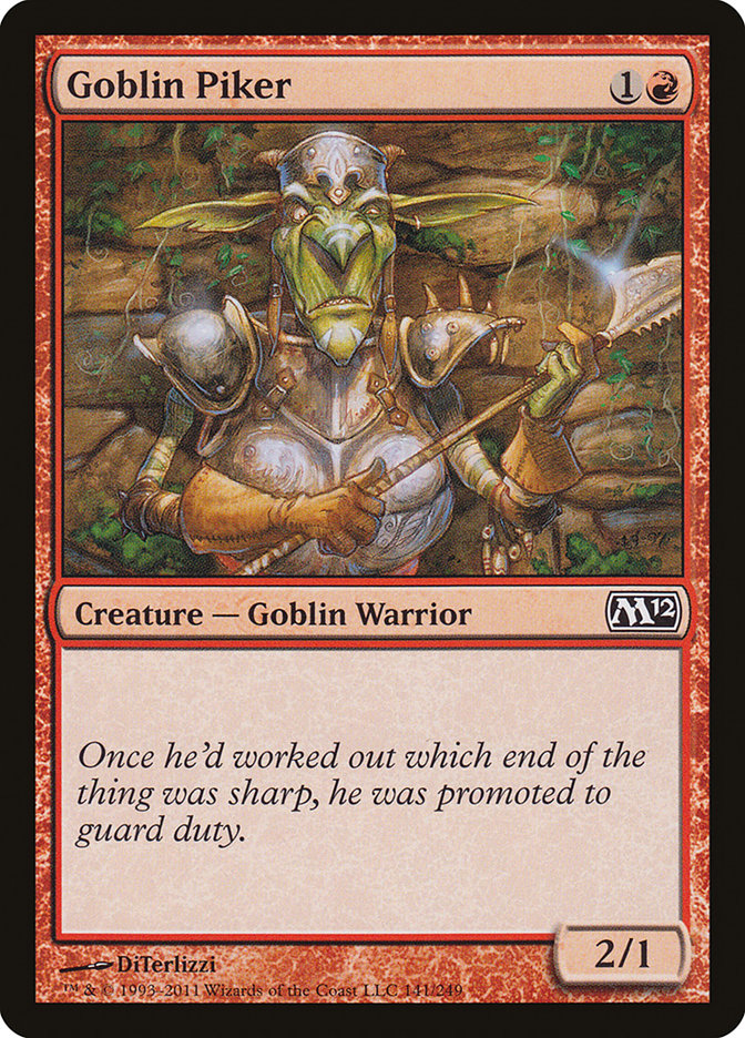 Goblin Piker [Magic 2012] | Good Games Morley