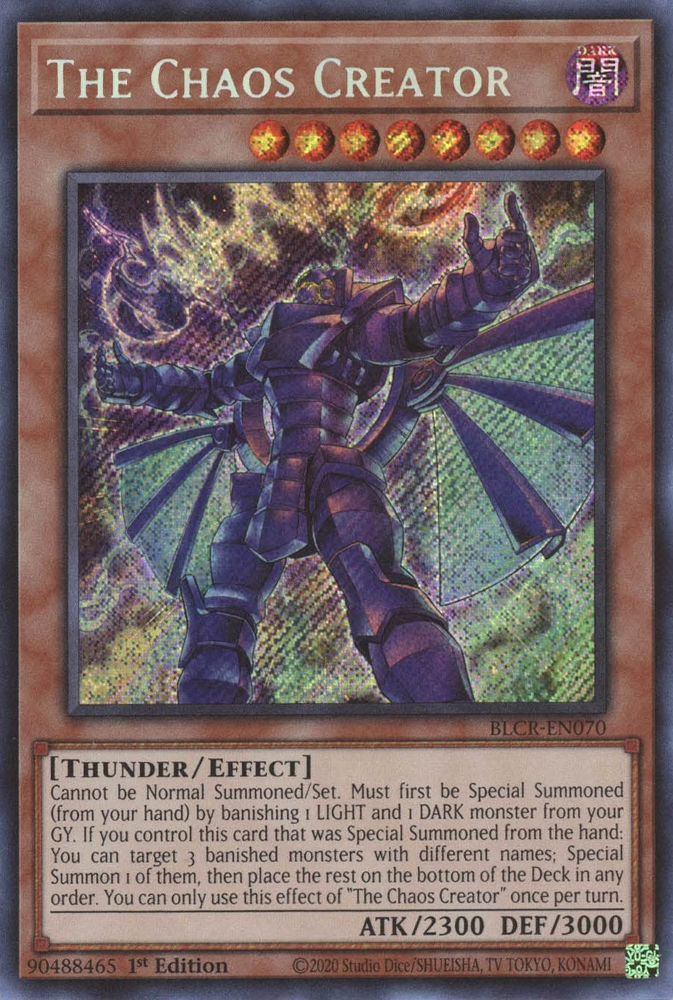 The Chaos Creator [BLCR-EN070] Secret Rare | Good Games Morley