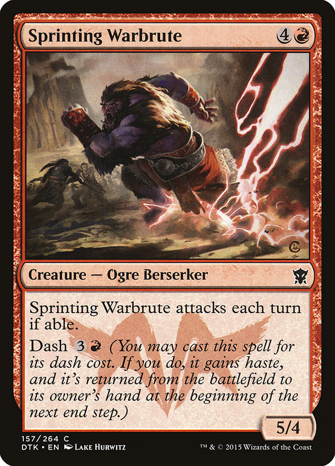 Sprinting Warbrute [Dragons of Tarkir] | Good Games Morley