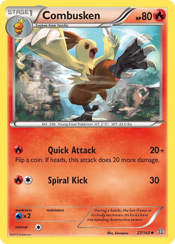 Combusken (27/160) [XY: Primal Clash] | Good Games Morley
