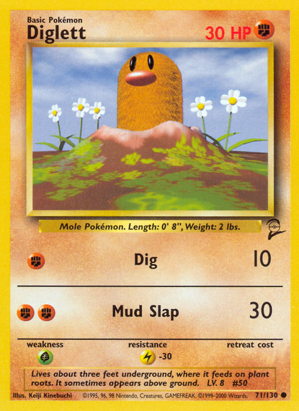 Diglett (71/130) [Base Set 2] | Good Games Morley