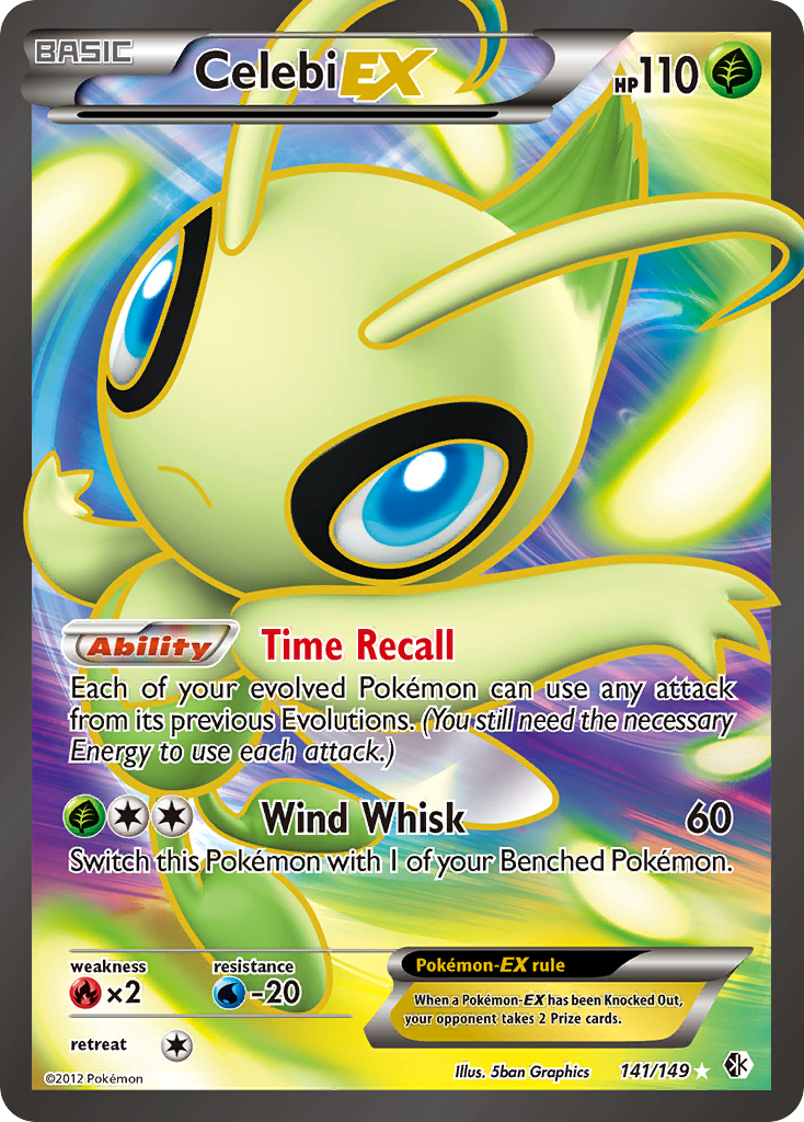 Celebi EX (141/149) [Black & White: Boundaries Crossed] | Good Games Morley