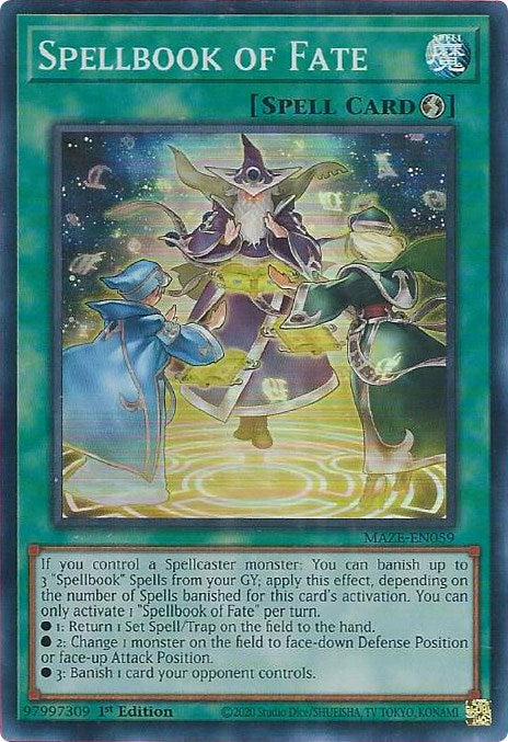 Spellbook of Fate [MAZE-EN059] Super Rare | Good Games Morley
