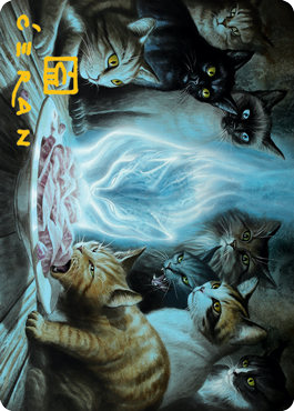 Can't Stay Away Art Card (Gold-Stamped Signature) [Innistrad: Midnight Hunt Art Series] | Good Games Morley