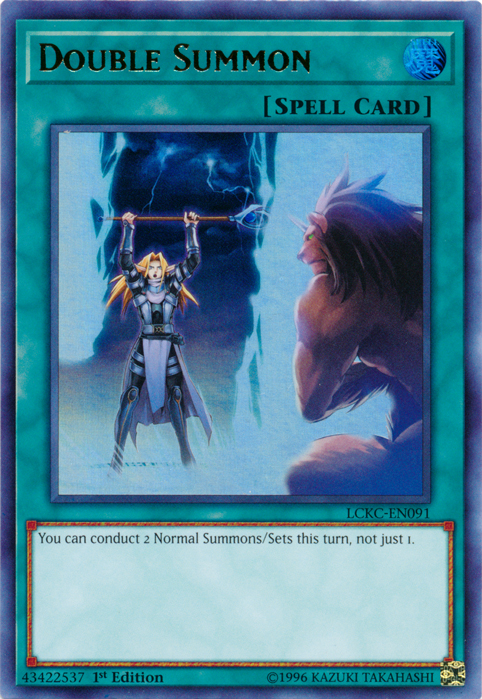 Double Summon [LCKC-EN091] Ultra Rare | Good Games Morley