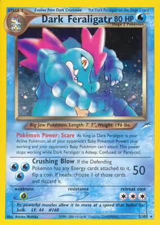 Dark Feraligatr (5/105) [Neo Destiny Unlimited] | Good Games Morley
