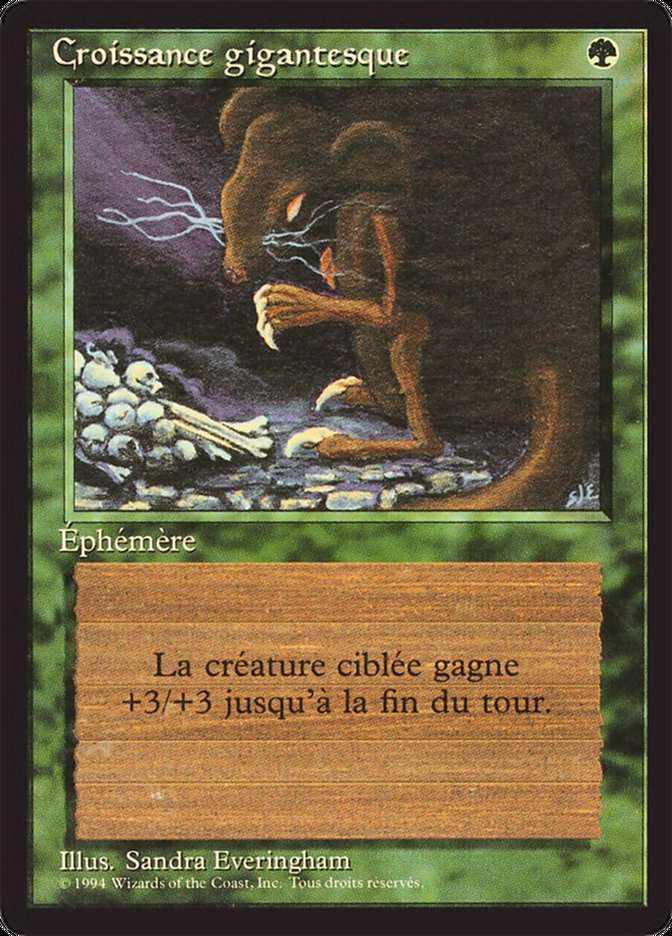Giant Growth [Foreign Black Border] | Good Games Morley