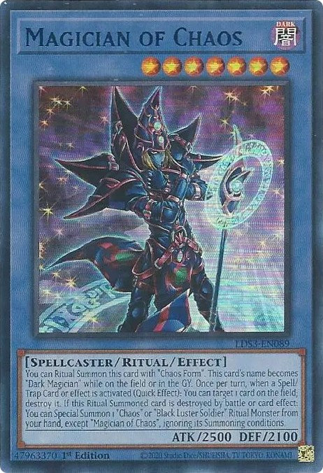 Magician of Chaos (Blue) [LDS3-EN089] Ultra Rare | Good Games Morley