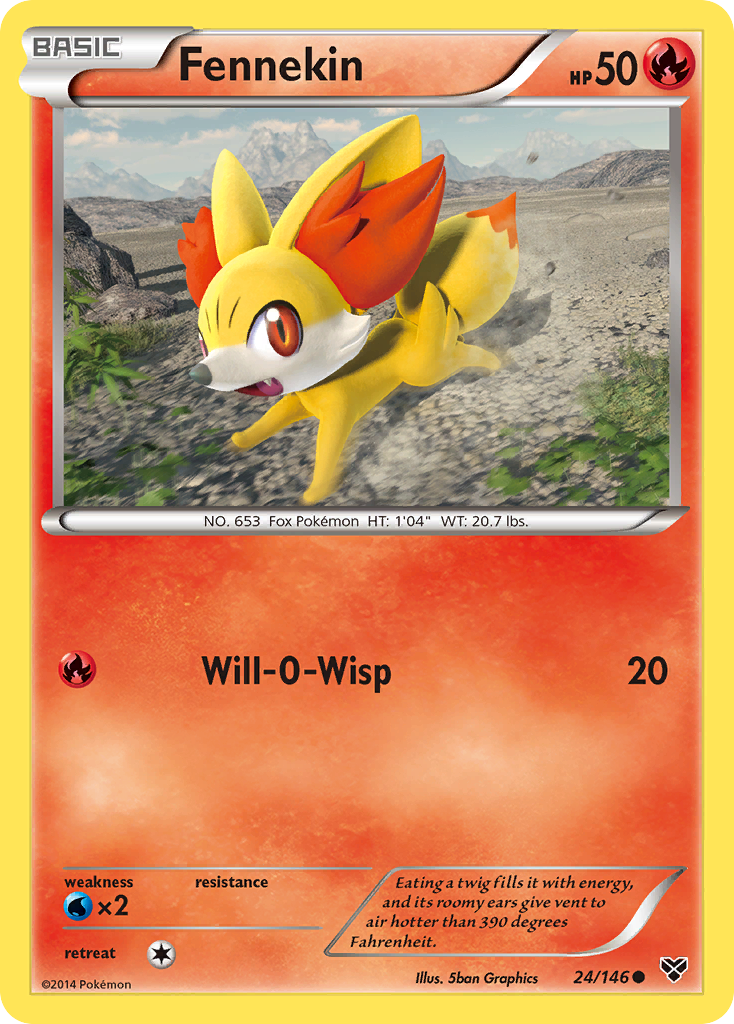 Fennekin (24/146) [XY: Base Set] | Good Games Morley