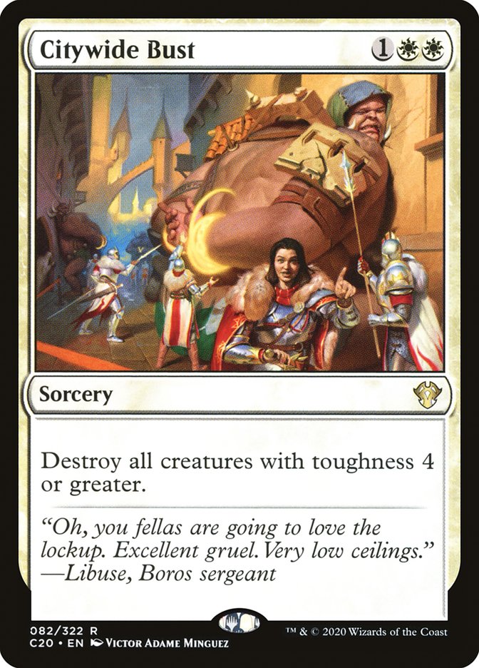 Citywide Bust [Commander 2020] | Good Games Morley