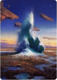 Flooded Strand Art Card [Zendikar Rising Art Series] | Good Games Morley