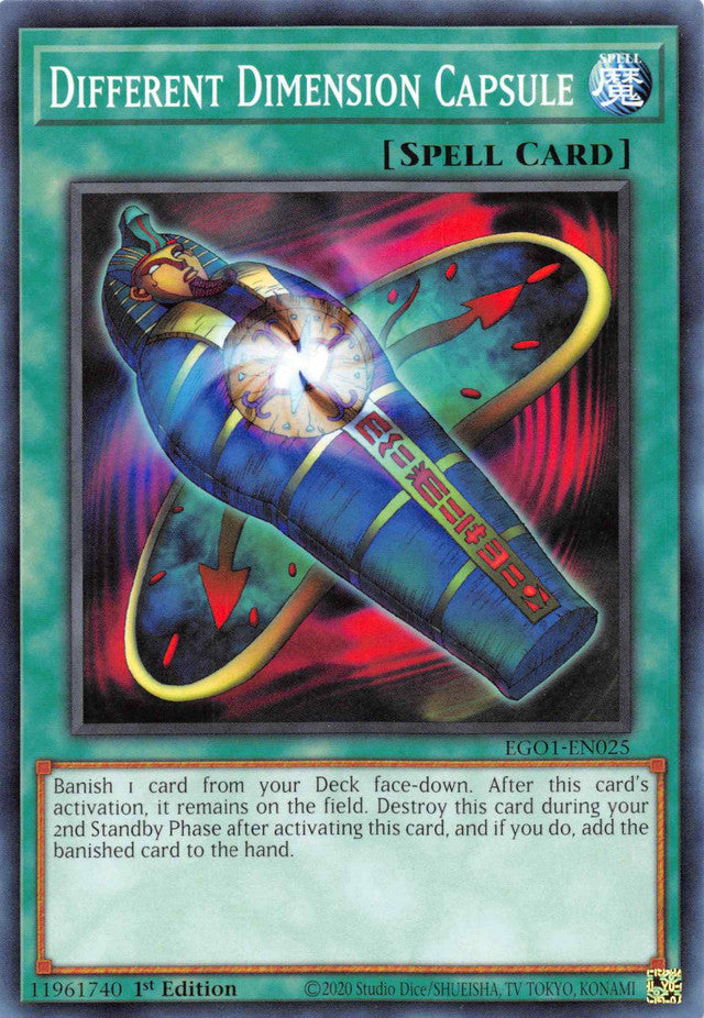 Different Dimension Capsule [EGO1-EN025] Common | Good Games Morley