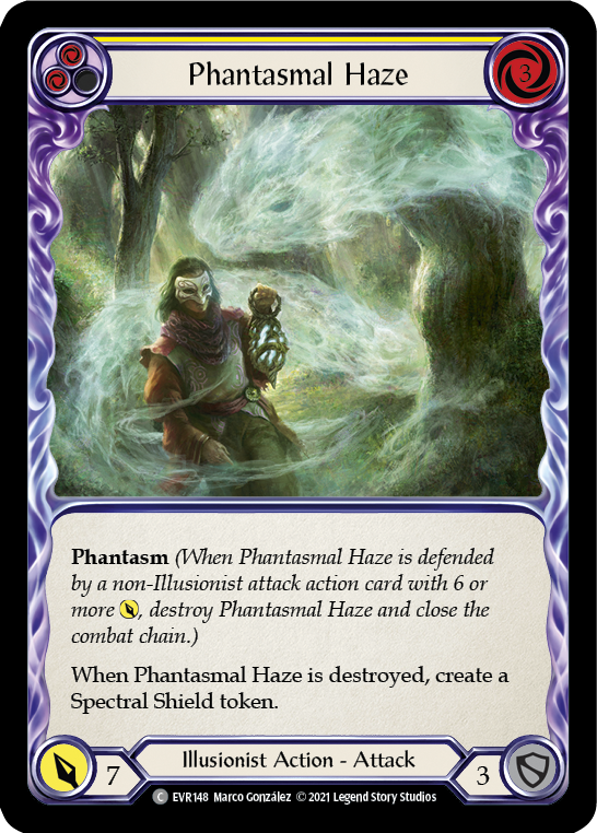 Phantasmal Haze (Yellow) [EVR148] (Everfest)  1st Edition Normal | Good Games Morley