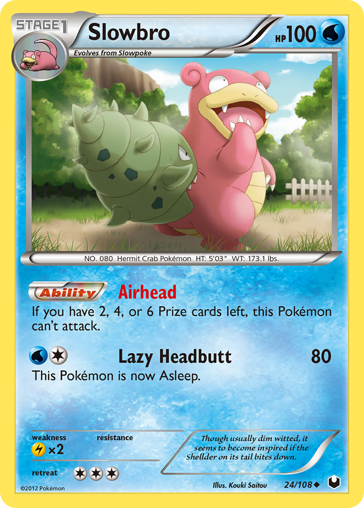 Slowbro (24/108) [Black & White: Dark Explorers] | Good Games Morley