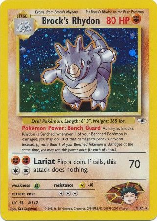 Brock's Rhydon (2/132) [Gym Heroes Unlimited] | Good Games Morley