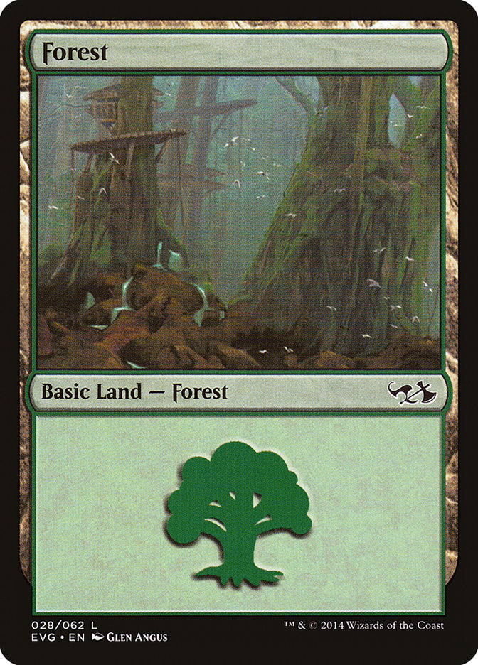 Forest (28) (Elves vs. Goblins) [Duel Decks Anthology] | Good Games Morley