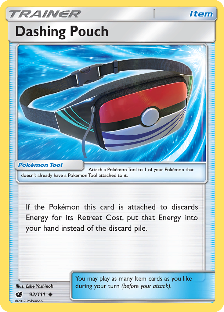 Dashing Pouch (92/111) [Sun & Moon: Crimson Invasion] | Good Games Morley