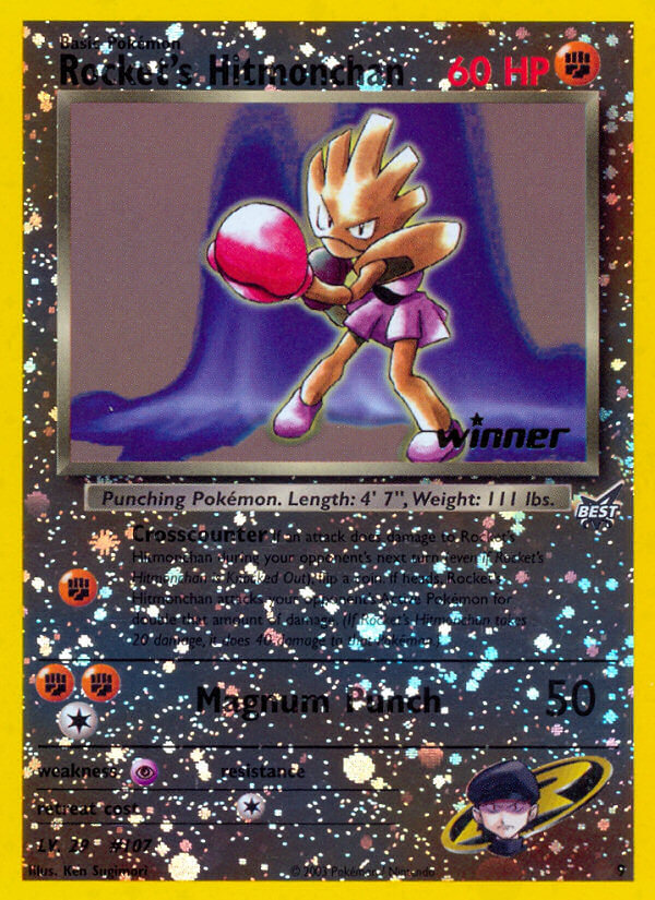 Rocket's Hitmonchan (9) (Winner) [Best of Promos] | Good Games Morley