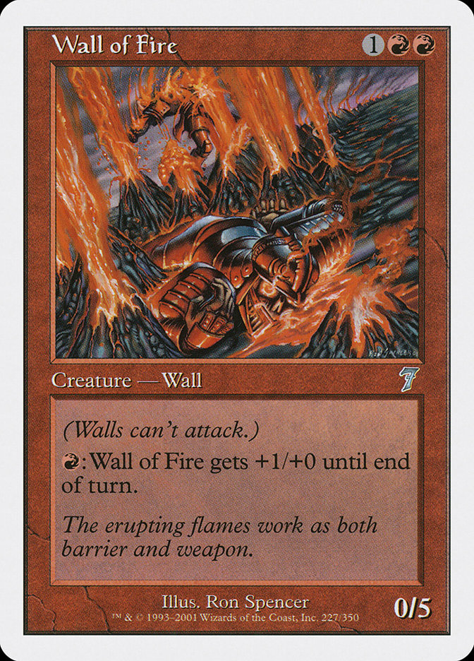 Wall of Fire [Seventh Edition] | Good Games Morley