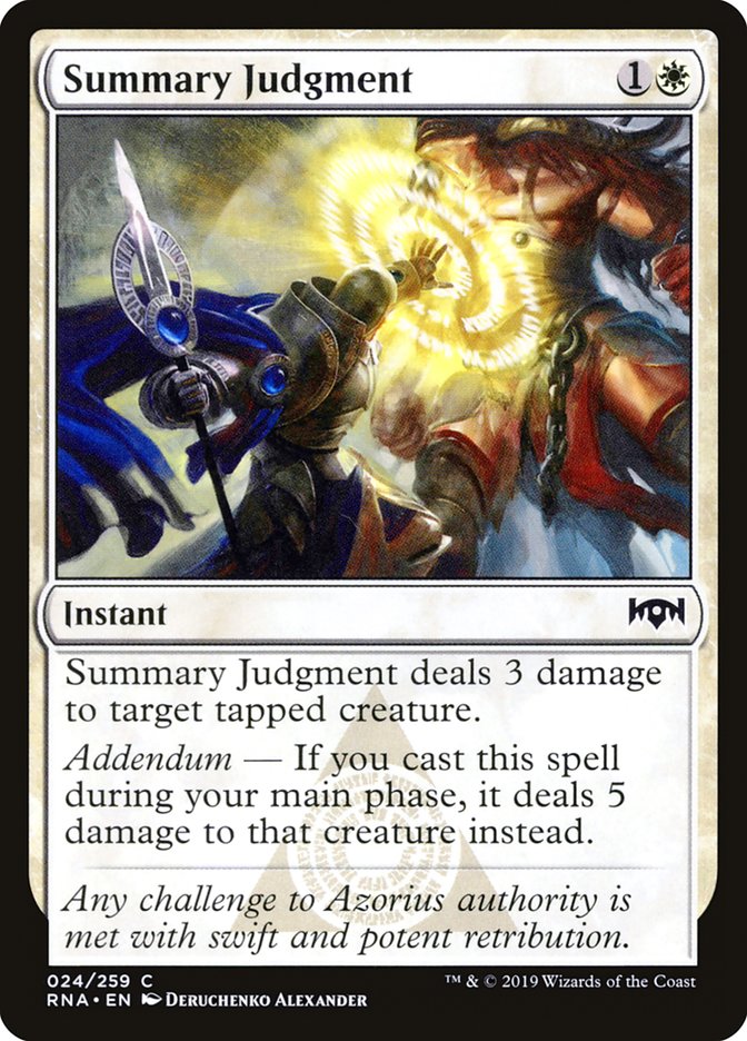 Summary Judgment [Ravnica Allegiance] | Good Games Morley